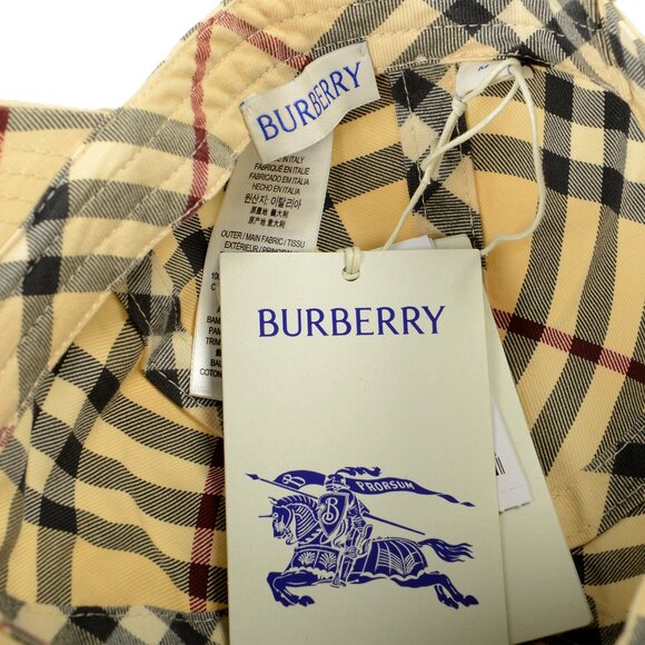 Burberry Classic Multi-Color Check Print Baseball Cap Hat size M - Picture 6 of 6